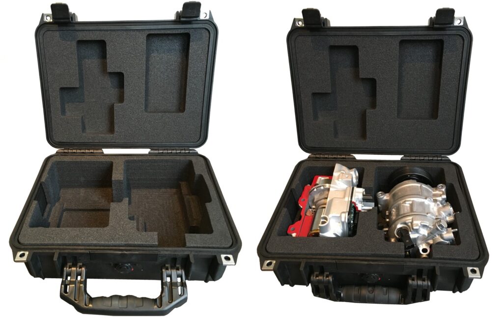 Kofferinterieur twee koffers