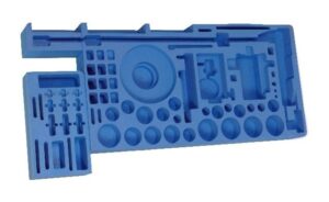 Schuiminterieurs Foam Inlay Hardschuim blauw