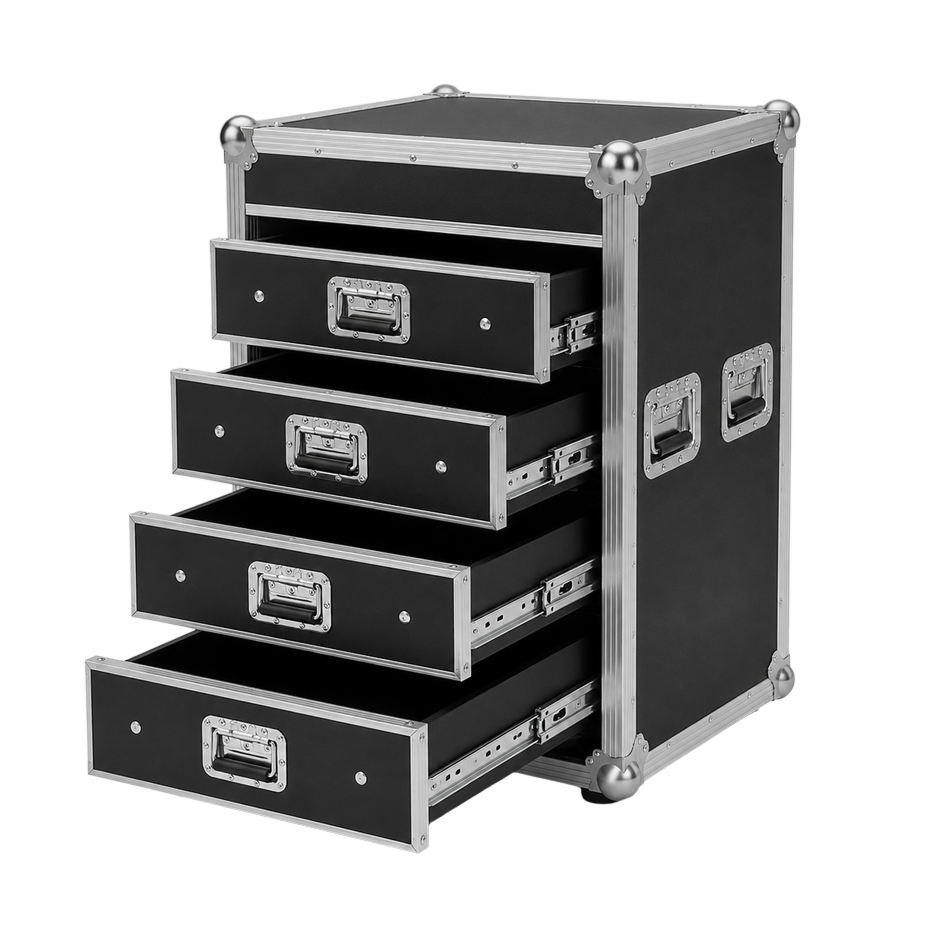 flightcase met lades